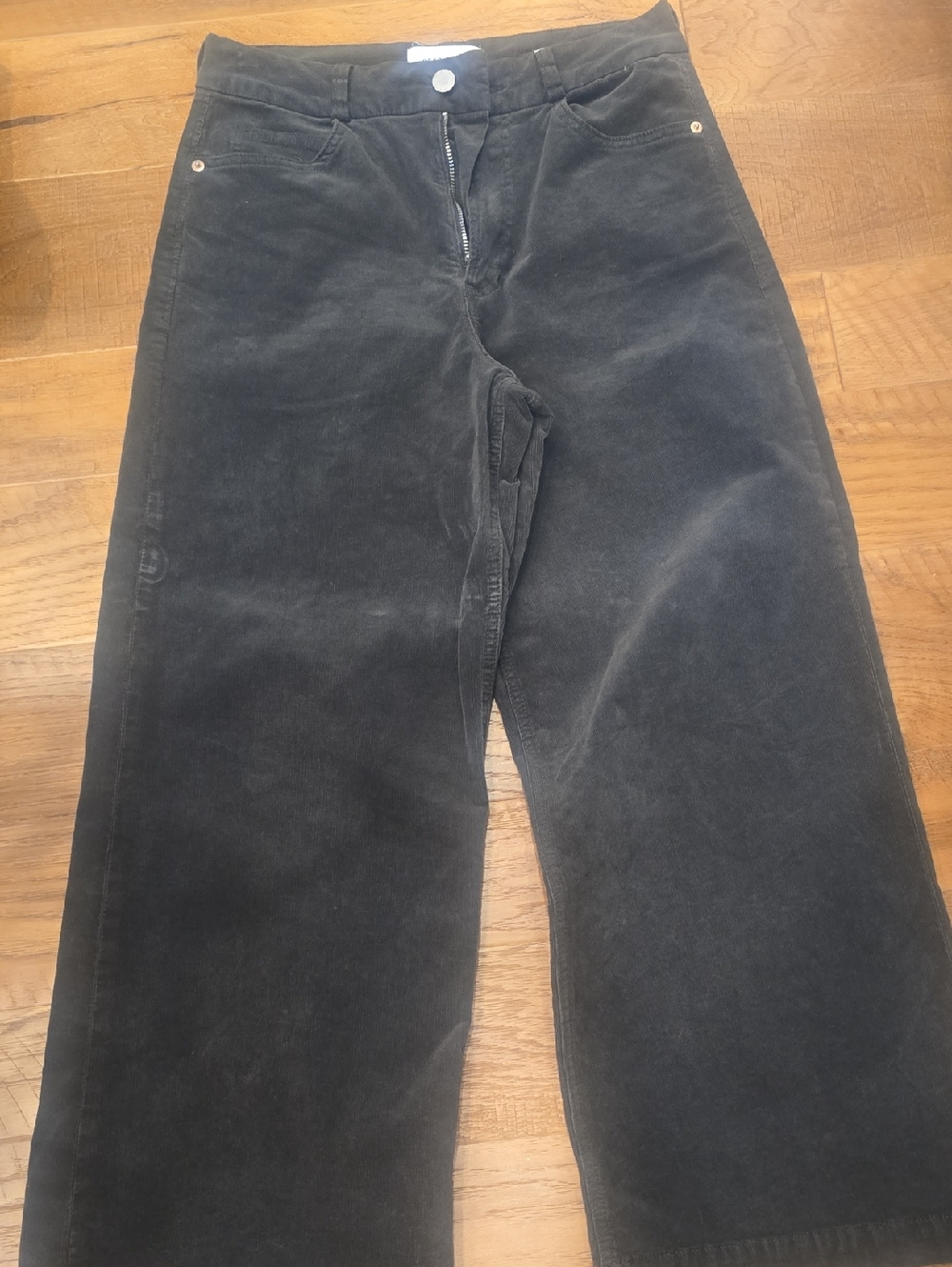 Dear John Dark Green Corduroy Wide-Leg Pants New Never Worn